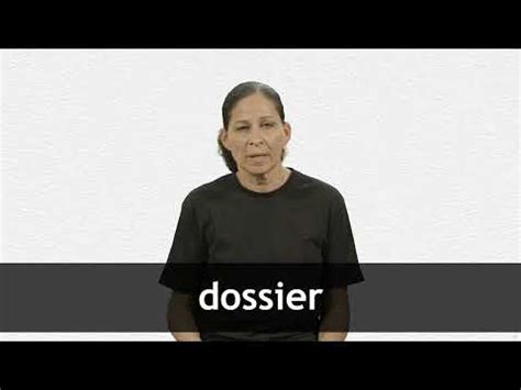 dossier french|le dossier in english.